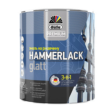 HAMMERLACK на ржавчину гладкая RAL-1015 слоновая кость 750мл "DufaPremium" Эмаль (под заказ) HAMMERLACK на ржавчину гладкая RAL-1015 слоновая кость 750мл "DufaPremium" Эмаль (под заказ)