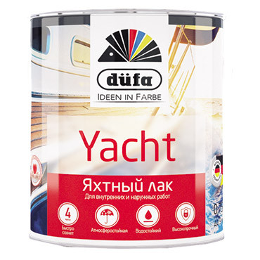 YACHT яхтный полуматовый (750мл) "DufaRetail" Лак (выводим) (под заказ) YACHT яхтный полуматовый (750мл) "DufaRetail" Лак (выводим) (под заказ)